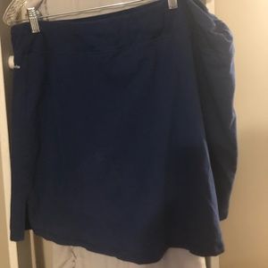 Navy athletic skort